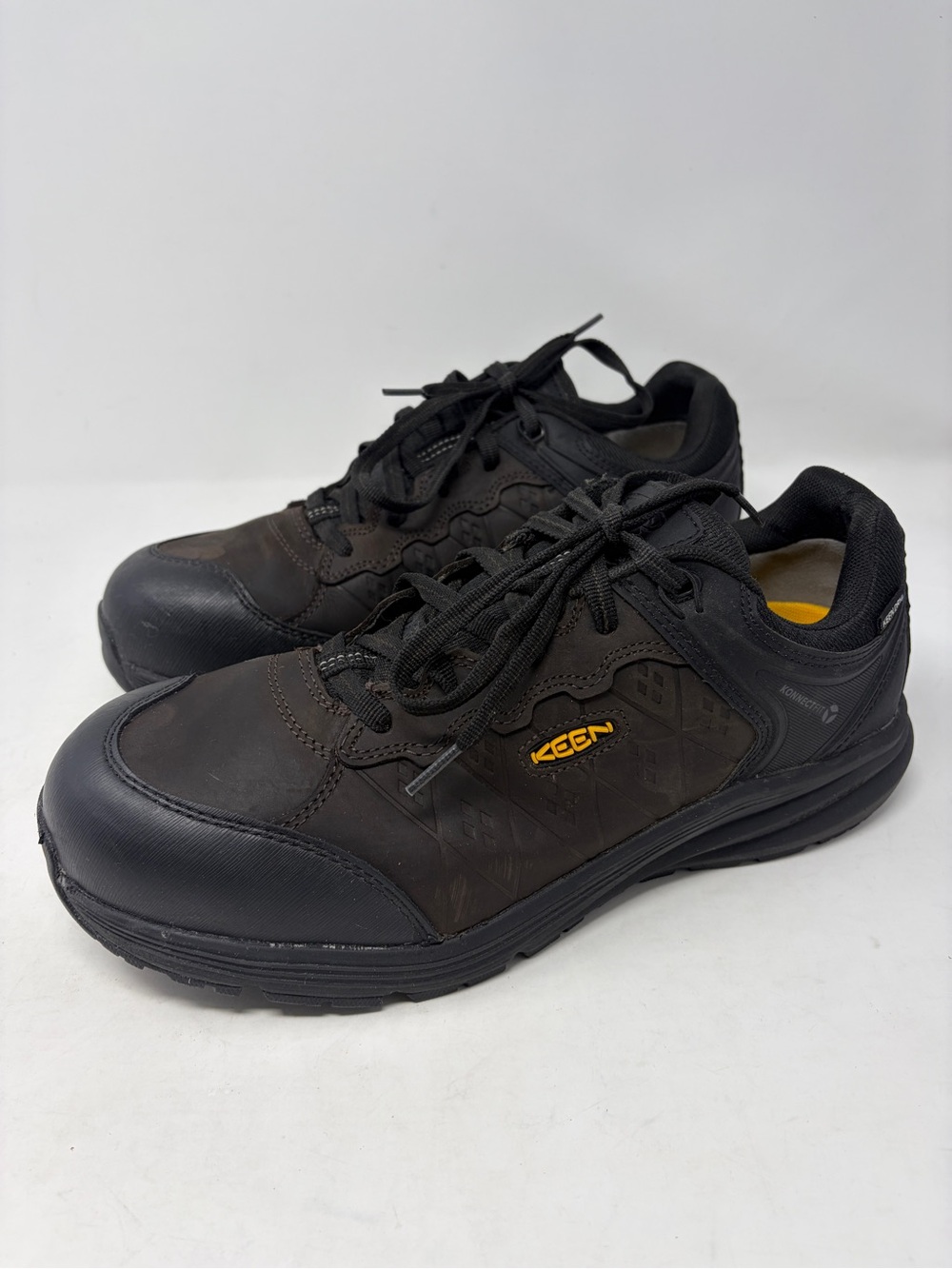 KEEN Utility Composite Toe Waterproof Leather Industrial Work Shoe MEN 11 EE EUC
